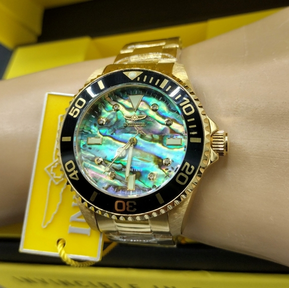 FIRM PRICE-NWOT Invicta Carat Diamond w/Abalone Dial Women's Watch(WATCH ONLY) - Picture 12 of 16